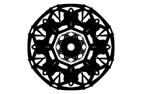 Abstract Mandala: Graphics & Coloring Pages Amp