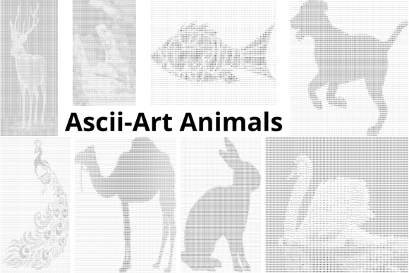 Ascii-Art Animals Graphics & Illustrations Review
