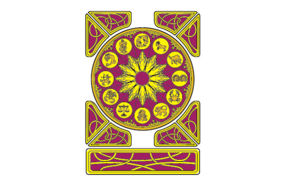 Astrological Signs Coloring Page for Kids Crafts