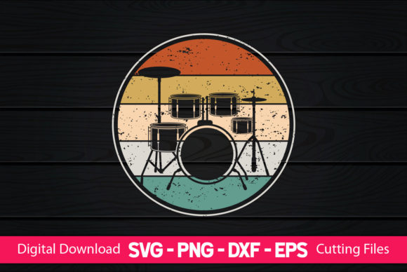 Best Drummer Art Graphics for Print Templates