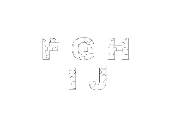 Coloring Letters F-J: Smart Kids Crafts for Digital Sellers