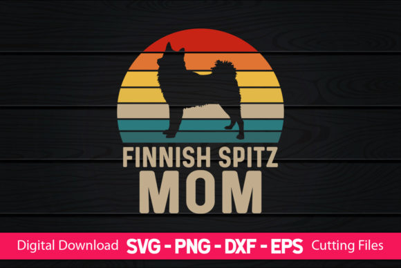 Finnish Spitz Mom Graphics & Print Templates Review