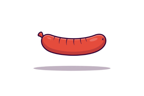Hot Dog Illustration: Graphics & Illustrations for Real Publishing
