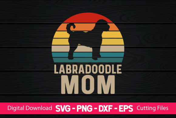 Labradoodle Mom Graphics for Print Templates