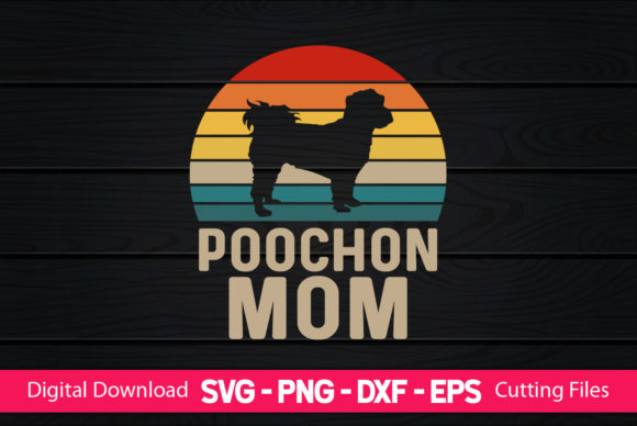 Poochon Mom Graphics for Crafts & Publishing