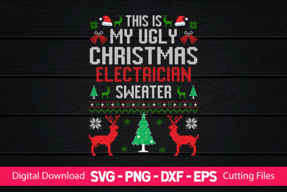 Ugly Christmas Electrician Graphics & Print Templates: A Designer’s Review